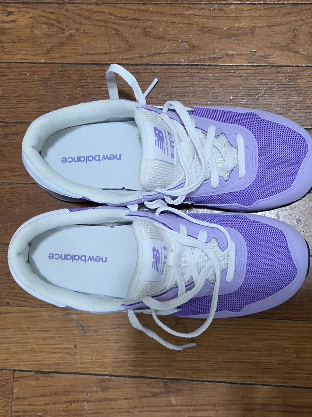 New Balance 515 Kids Youth Size 5 Purple White Running Shoes Sneakers GC515BL